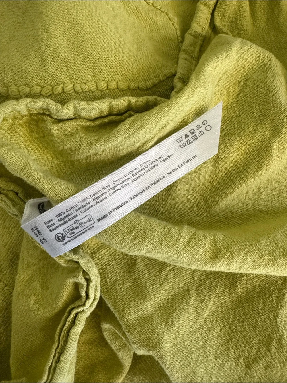 UO Olive Daisy Tufted Core Sham Set